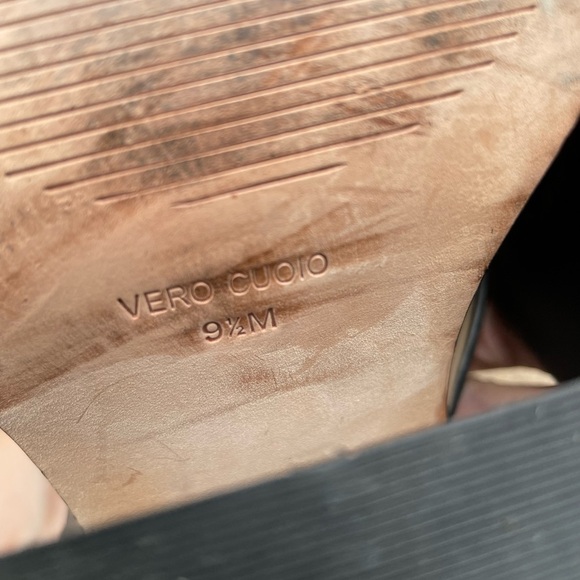 BCBGMAXAZRIA Sara Chunky Square Heel Sandal Ankle Strap Black Leather Size 9.5 - Picture 10 of 11